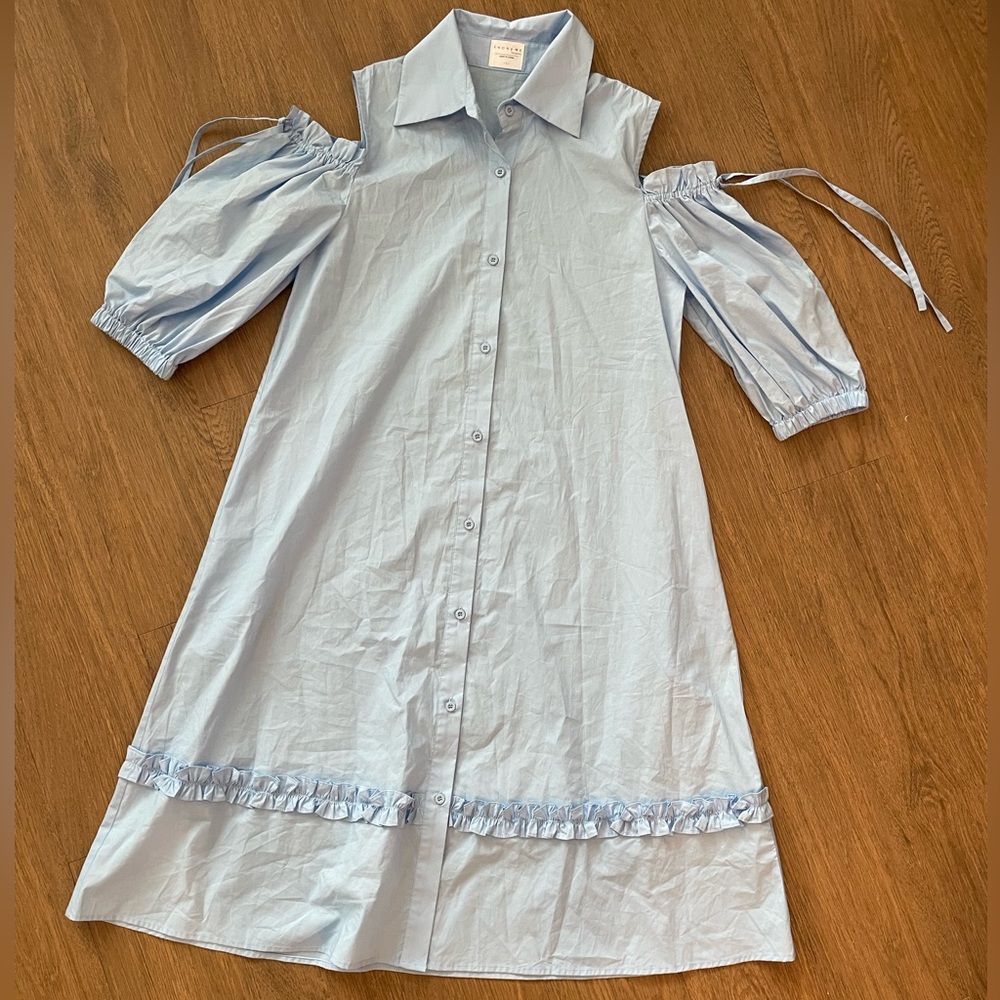 Anonyme Designers Baby Blue Dress